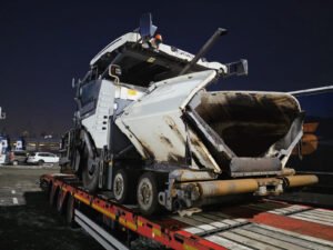 Delivery of road construction machinery from UK to Croatia