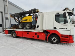 Transport of Atlas Copco Flexiroc from Finland to the UK